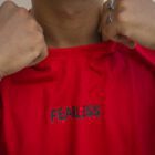 Fearless Round Neck T-Shirt Red