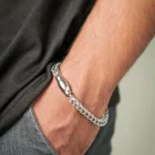 Stainless Steel bracelet with magnetic lock