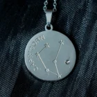 Capricorn Stainless Steel Zodiac Sign Necklace