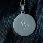 Capricorn Stainless Steel Zodiac Sign Necklace