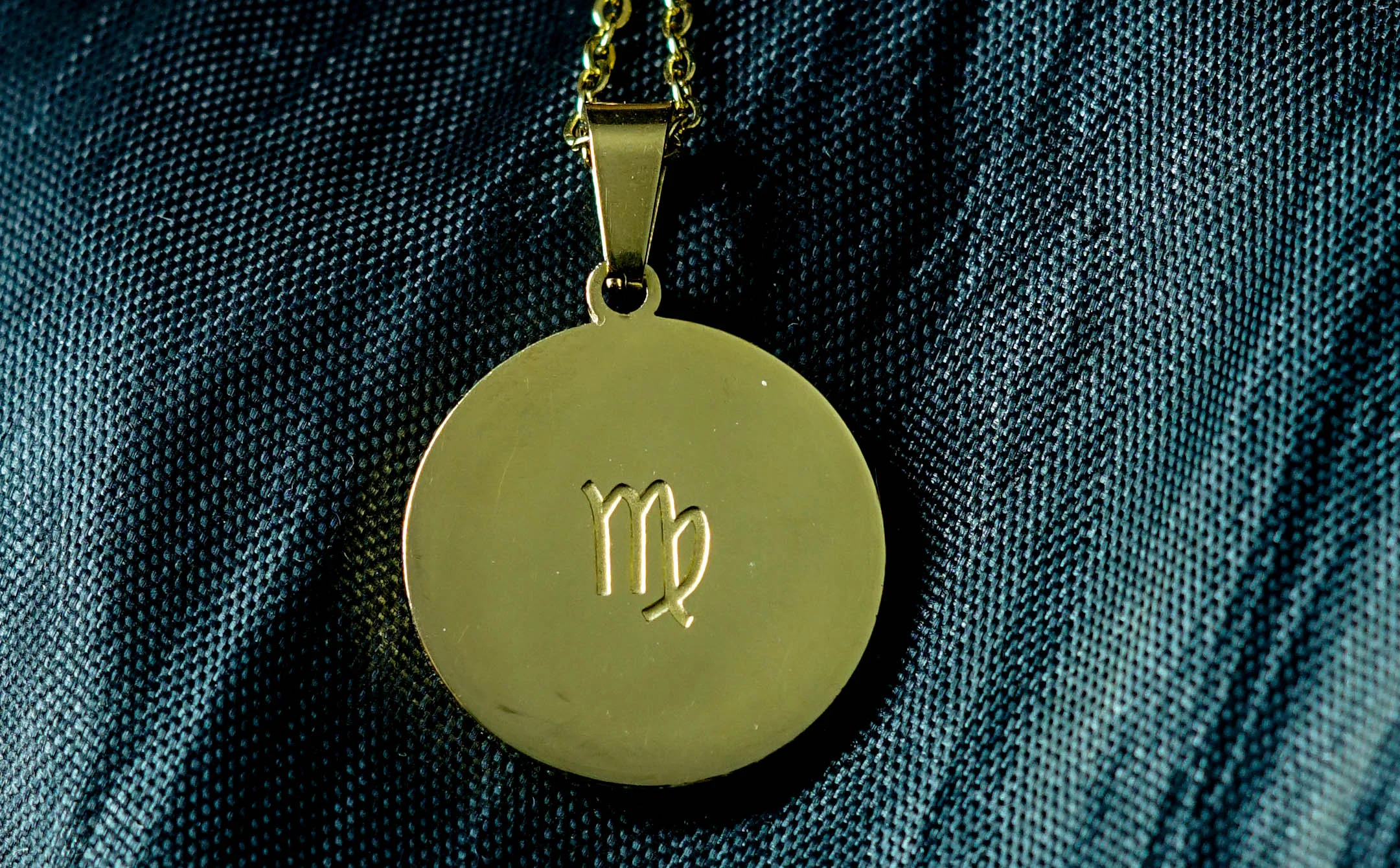 Virgo Stainless Steel Zodiac Sign Necklace